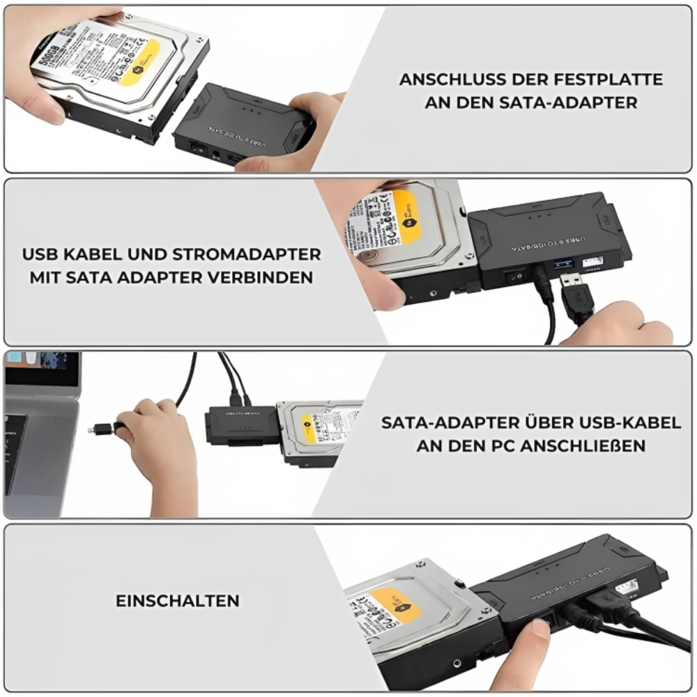   SyncByte™ | Festplattenadapter Konverter Vivar