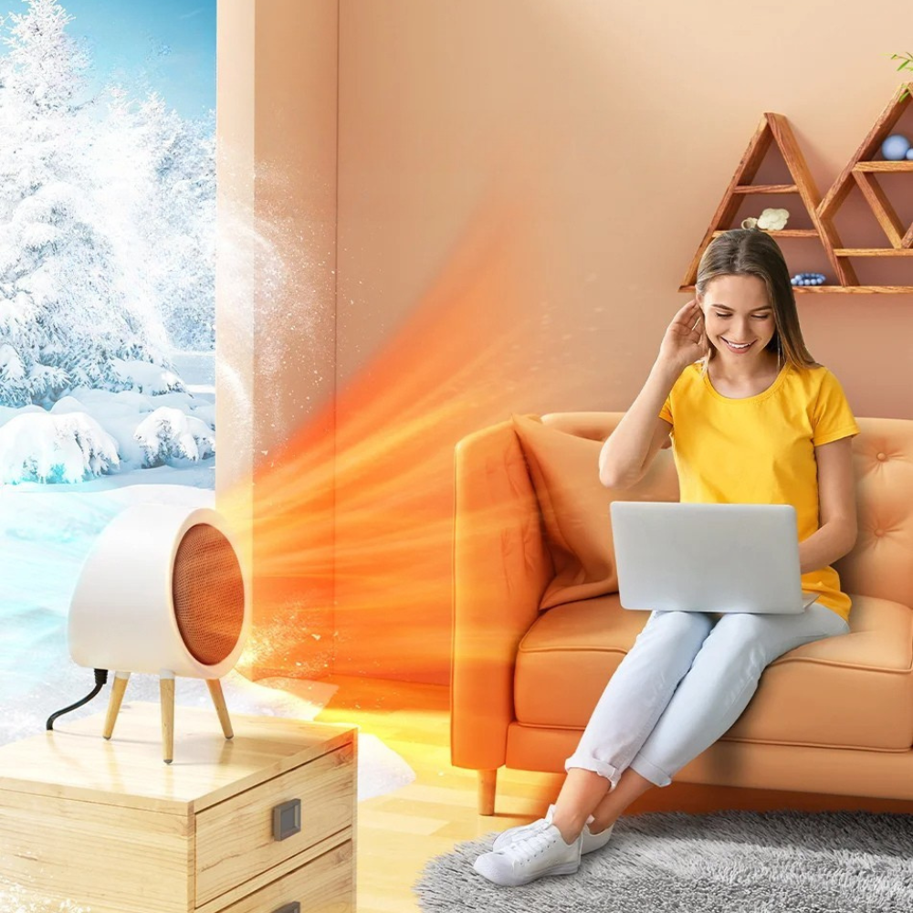 Heizung für Zuhause Elektrischer Ventilator™ | Kompakte leise Wohlfühl Heizung für Zuhause
