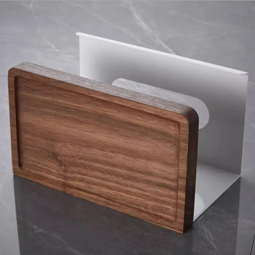 Toilettenregal aus Walnussholz™ | Elegantes Regal für Wohlfühlmomente