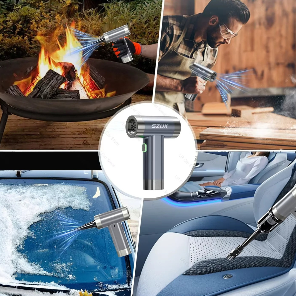 Mini Jet Fan Air™ |Kraftvoller, kabelloser Reinigungshelfer