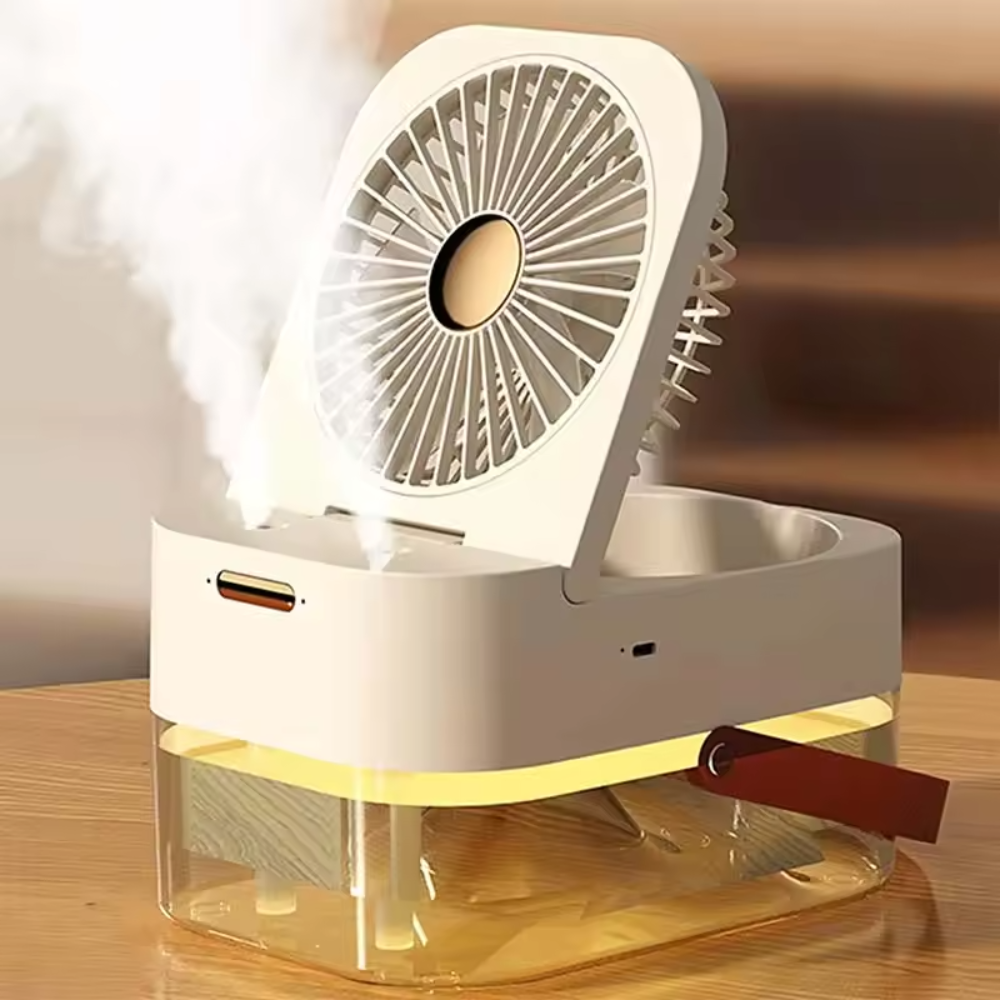 Sprühbefeuchter Kleiner Ventilator™ | Sanfte Frische für jede Umgebung