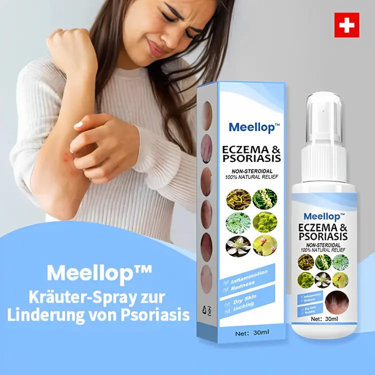   Meellop Kräuter-Psoriasis-Linderungsspray Vivar