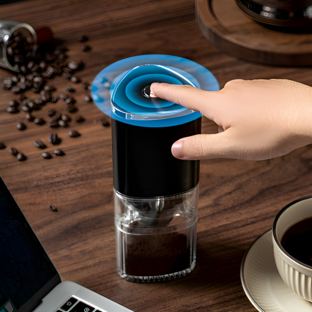   BeanShift™ | Tragbare Kaffeemühle Vivar