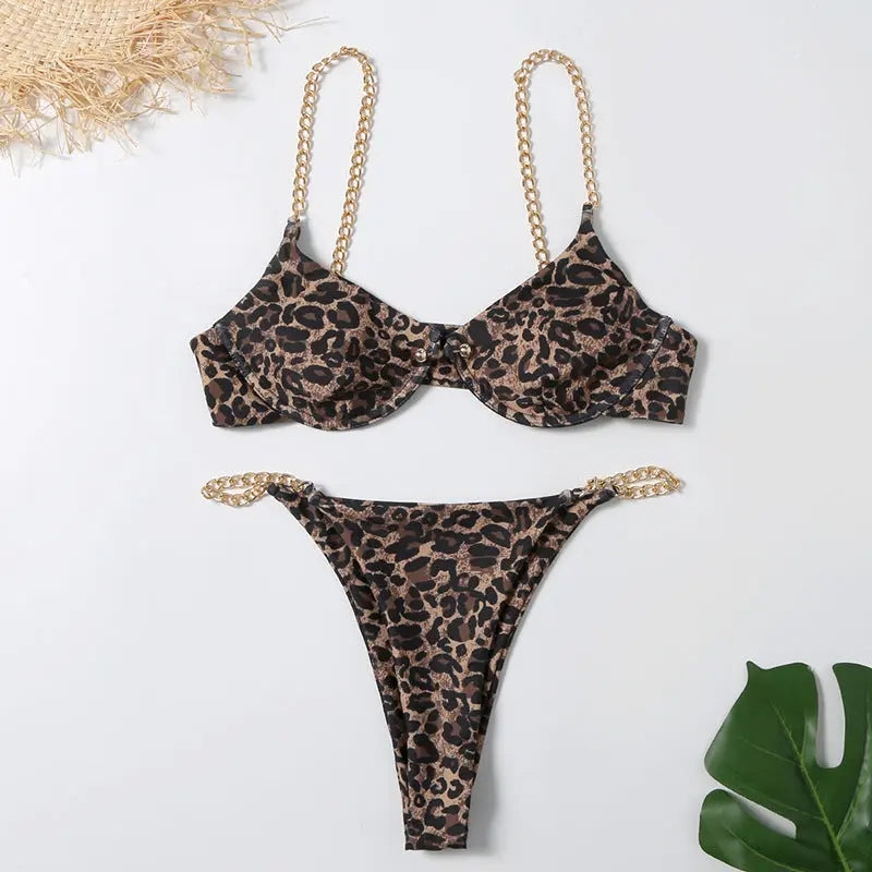 GEPARD GEPARD Split Chain Strap Bikini Vivar