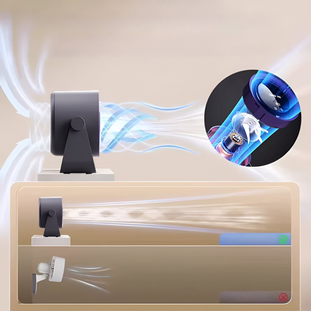 Luftzirkulationsventilator kabellos™ | Frische Brise, überall genießen