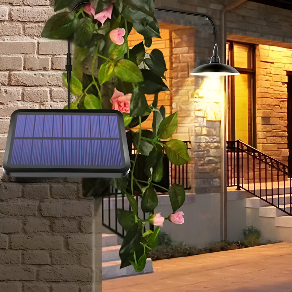 Solar-Pendelleuchte™ |  Solarbetriebene LED-Hängeleuchte für Außenbereich