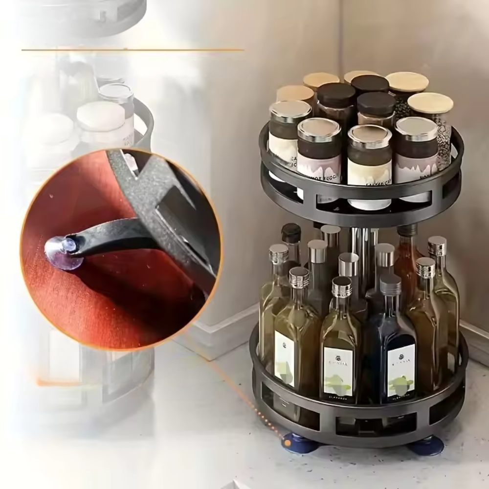 Rotationsgewürzlagerung™ | Platzwunder für perfekte Küchenordnung