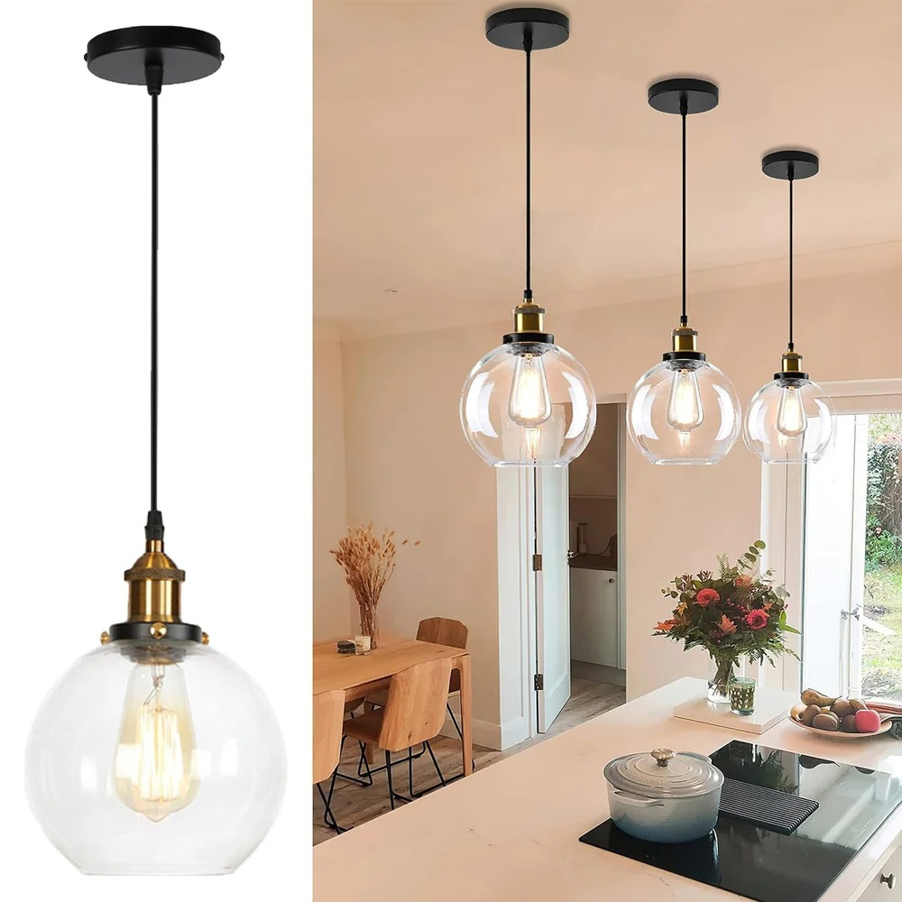 Loft Vintage Pendelleuchten Glas™ |Industrielle Vintage-Pendelleuchte mit Stil