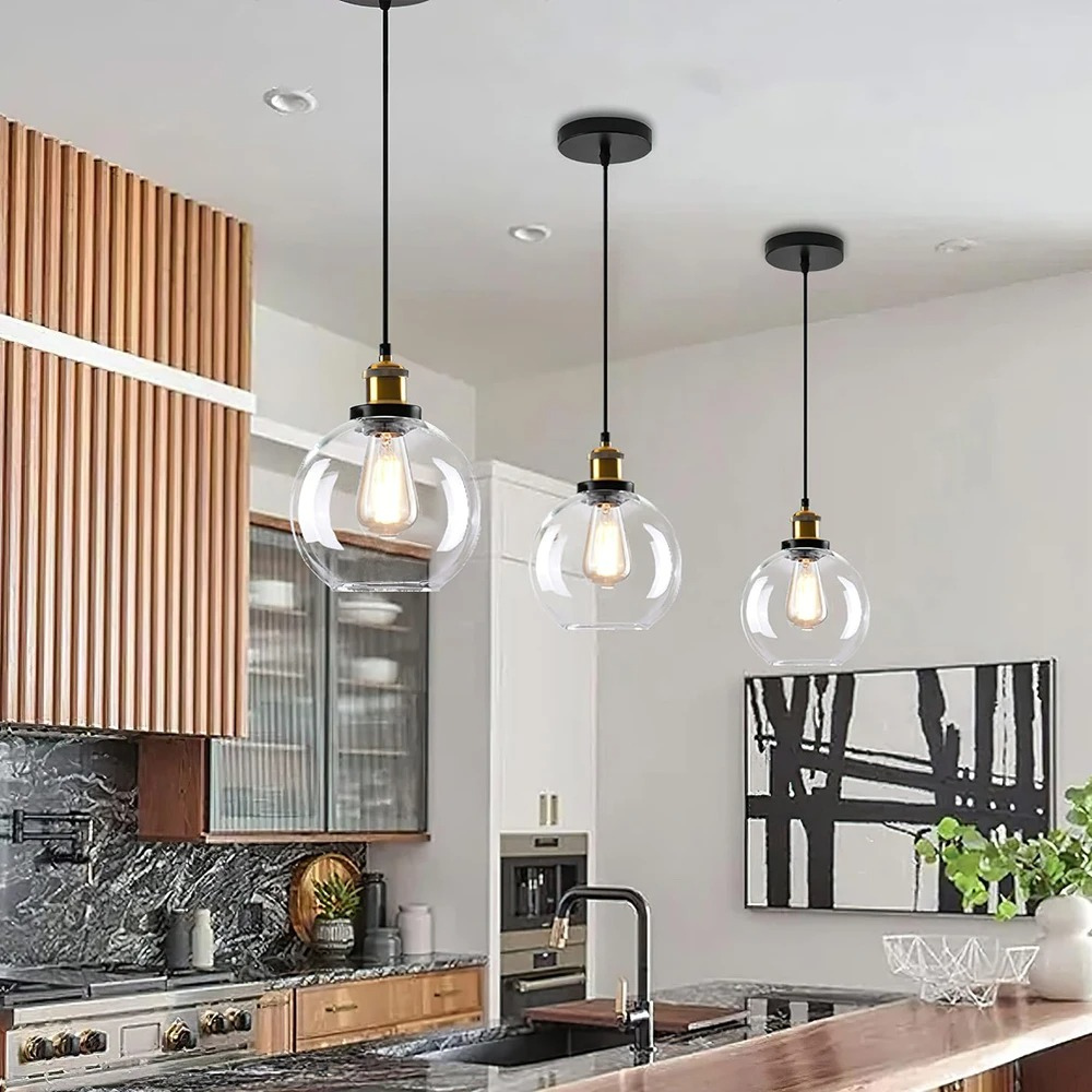 Loft Vintage Pendelleuchten Glas™ |Industrielle Vintage-Pendelleuchte mit Stil