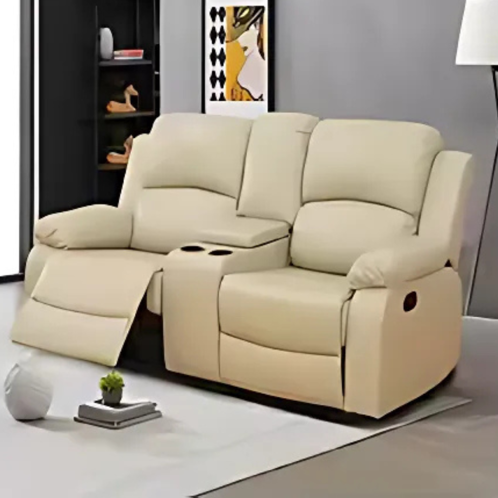 Braunes Liegesofa™ | Luxuriöses, komfortables Leder-Sofa-Set