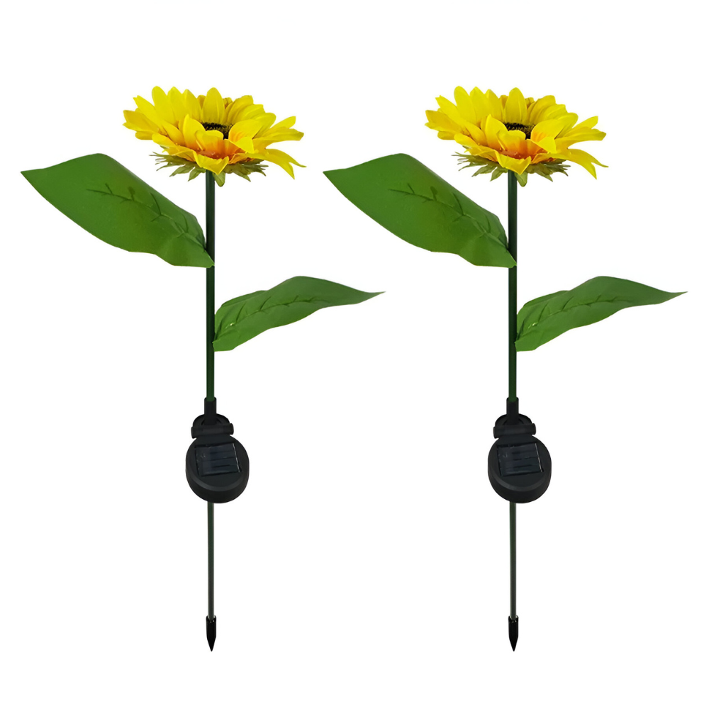 Solar-Gartenlicht™ | Solar-Sonnenblumen-Gartenleuchte