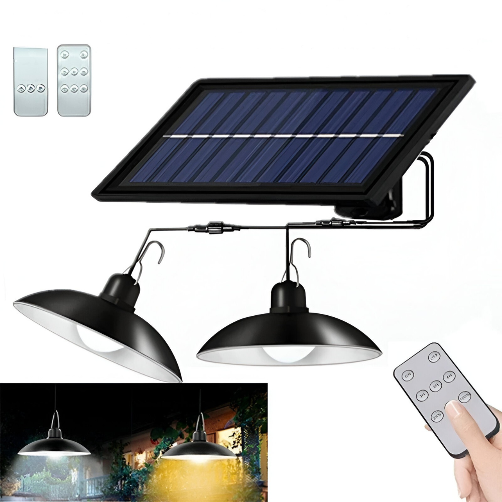 Solar-Pendelleuchte™ |  Solarbetriebene LED-Hängeleuchte für Außenbereich