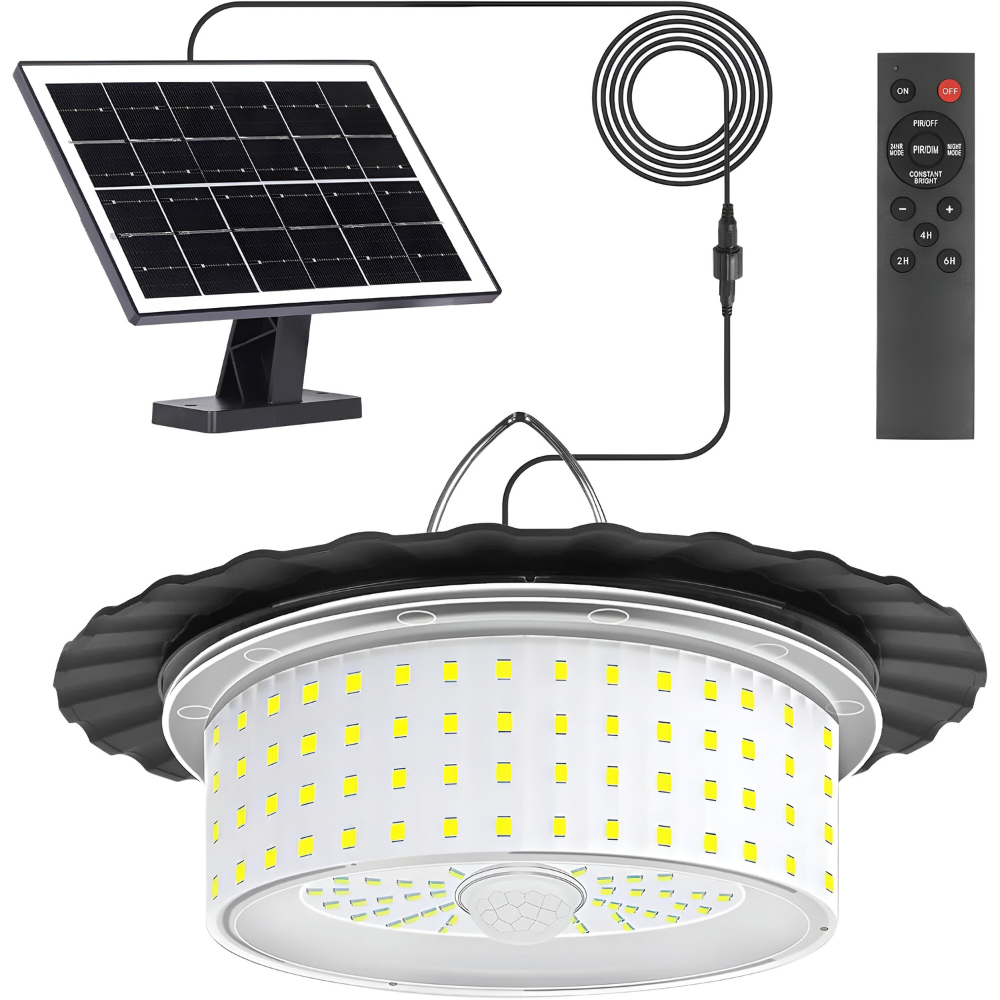 Solar-Schuppenleuchte mit Fernbedienung™ | Nachhaltige Solar-Schuppenleuchte für Sicherheit