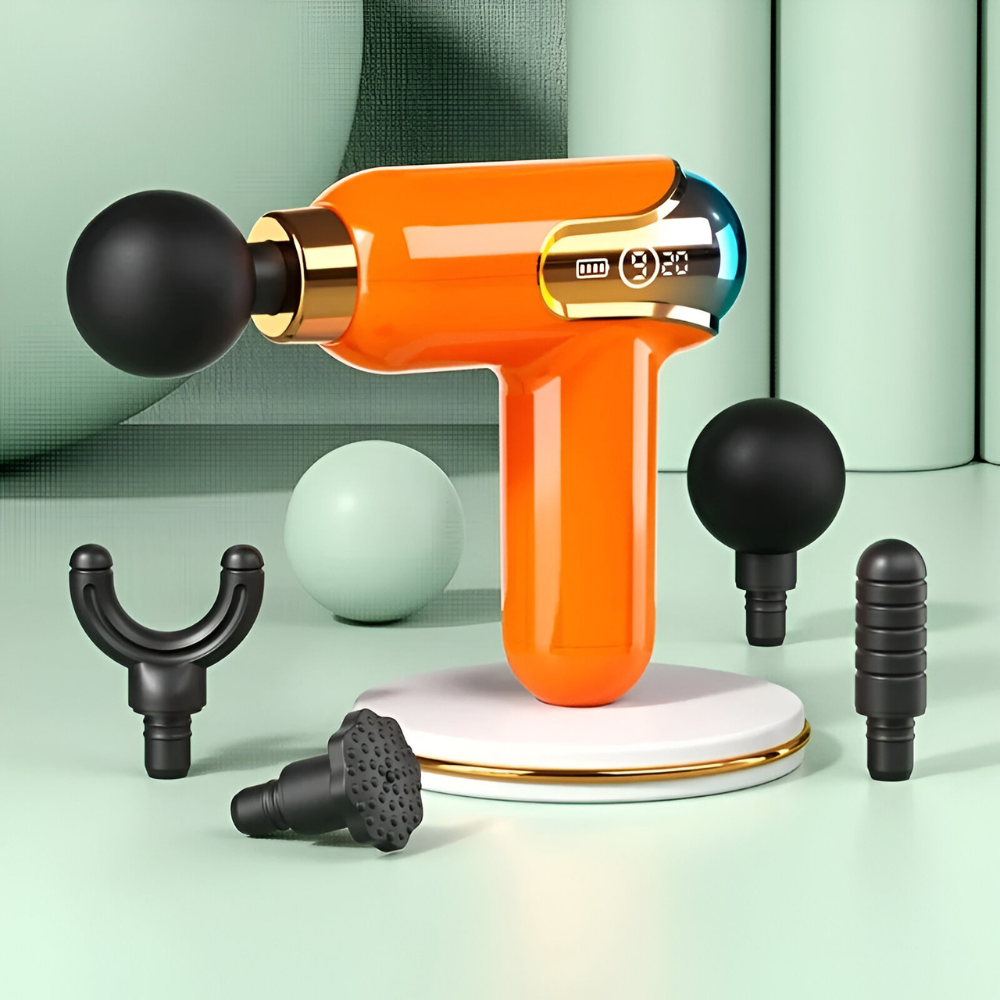 Muskeln mit tragbarer Massagepistole™ | Erlebe pure Entspannung