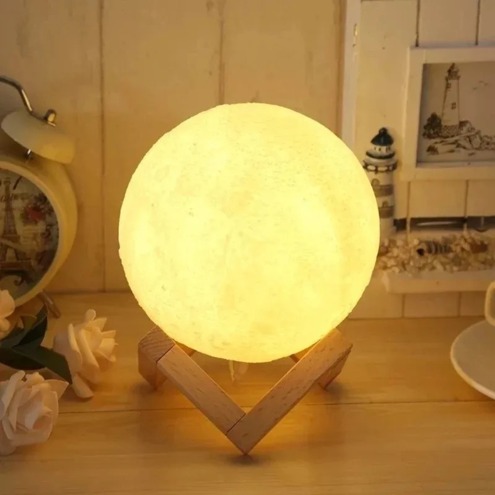 Luftbefeuchter, Aromatherapie-Lampe™ | Zauberhaftes Mondlicht mit Duft