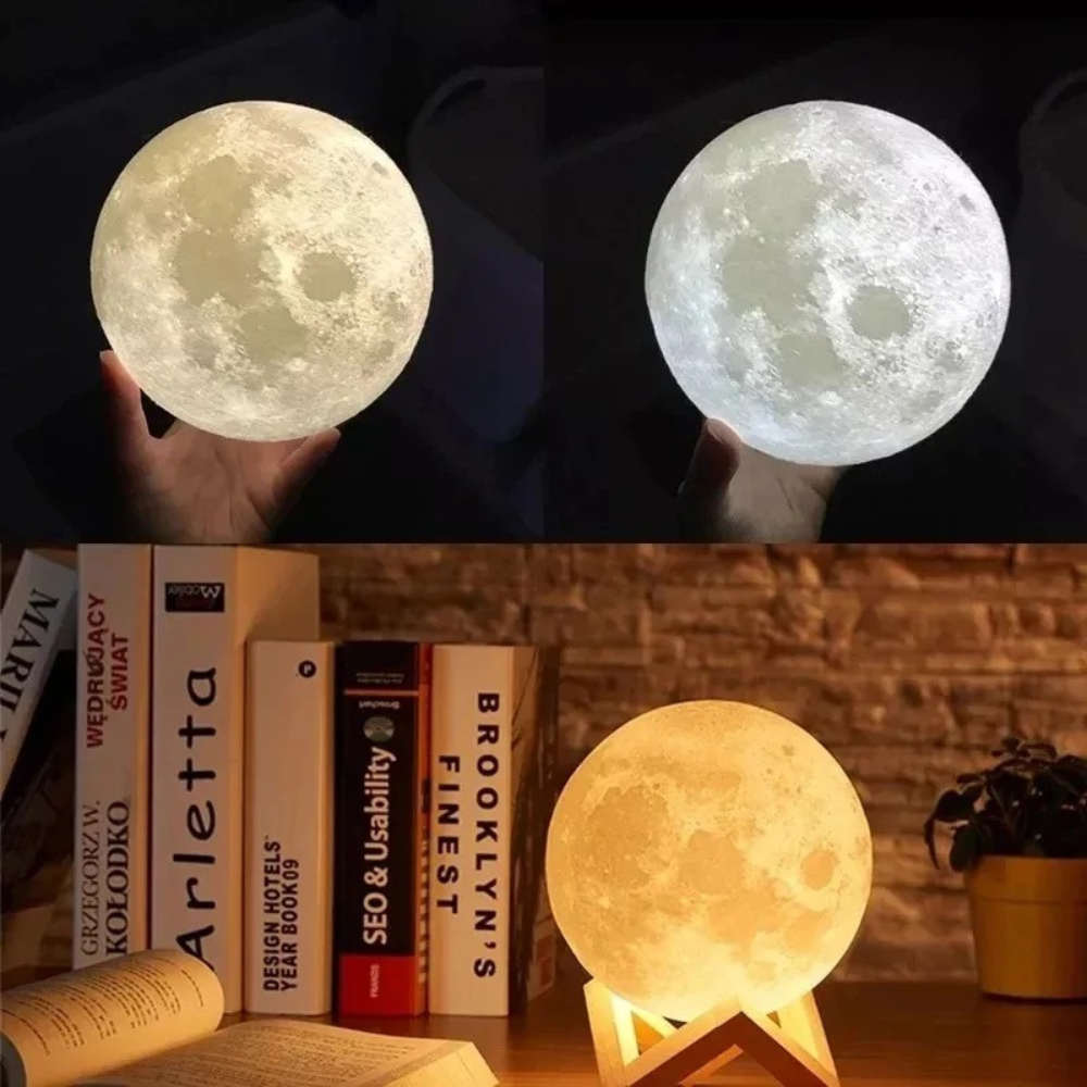 Luftbefeuchter, Aromatherapie-Lampe™ | Zauberhaftes Mondlicht mit Duft