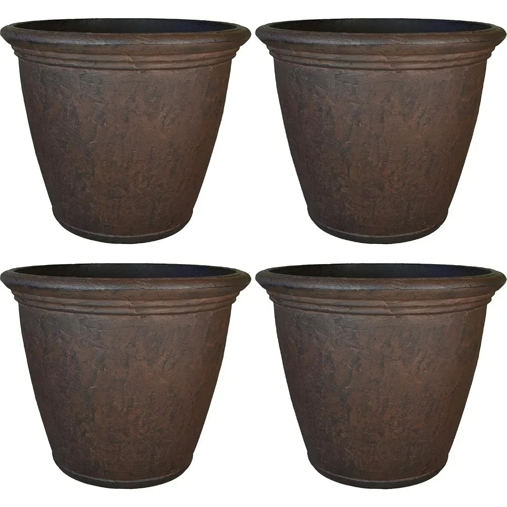 Pflanzgefäß aus Polyresin™ | Elegante, wetterfeste Pflanzkübel-Oase