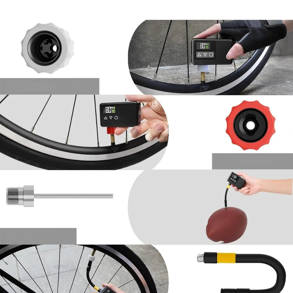 Mini-Fahrradreifenpumpe™ | Kraftvolle Mini-Luftpumpe für sorgenfreie Fahrten