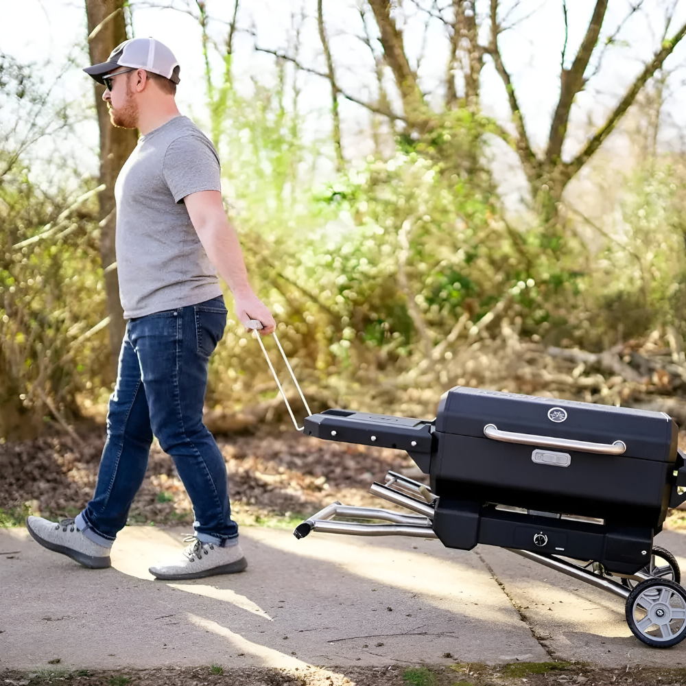 Elektrischer tragbarer Holzkohlegrill™ | Authentisches, müheloses Grillvergnügen