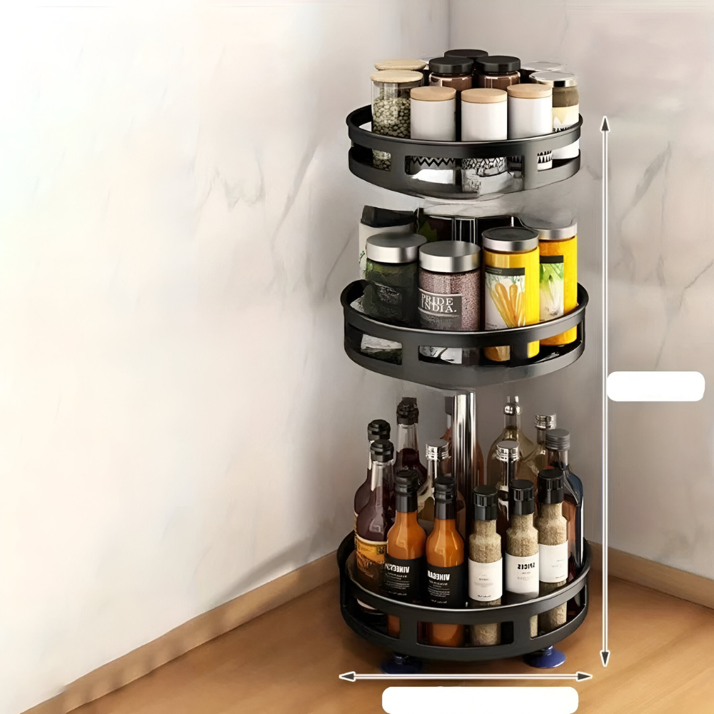 Rotationsgewürzlagerung™ | Platzwunder für perfekte Küchenordnung