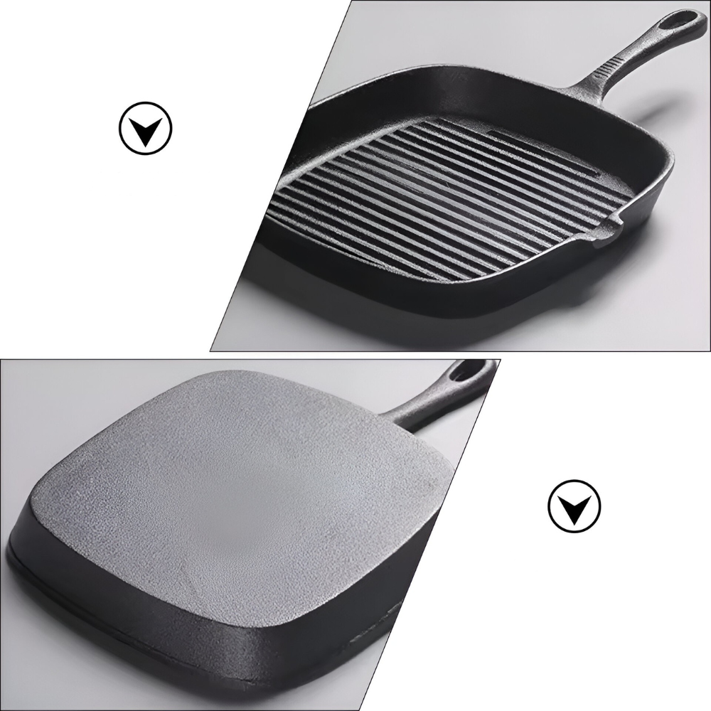 Pfannen Steakpfanne quadratisch, Eisen™ | Perfekte Steakpfanne für Genussmomente