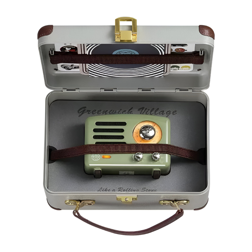 Muzen OTR Mini tragbar™ | Retro-Musikzauber für Genießer