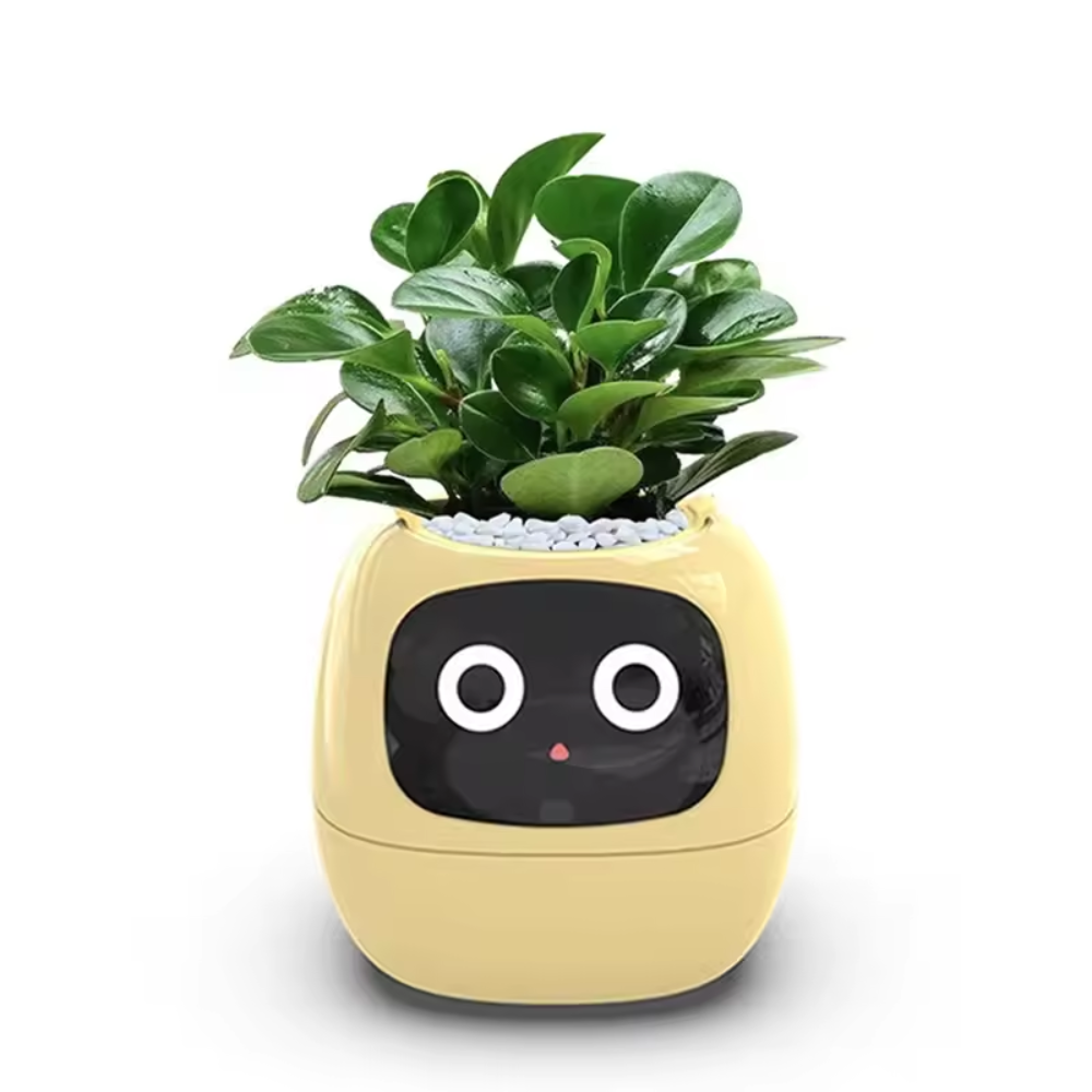 KI-Haustier-Blumentopf, Pflanzroboter™ | Intelligenter Blumentopf mit Herz