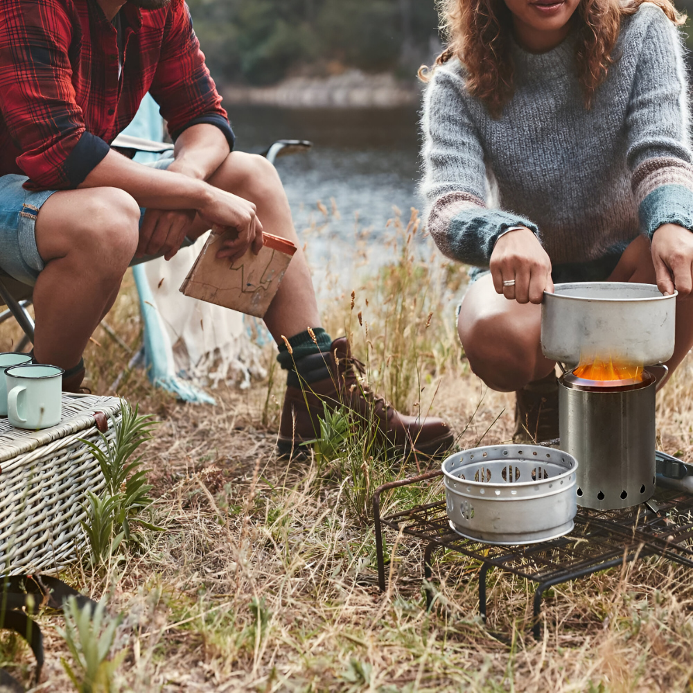 Camping Holzofen Edelstahl™ | Der perfekte Camping-Holzofen für Abenteuer
