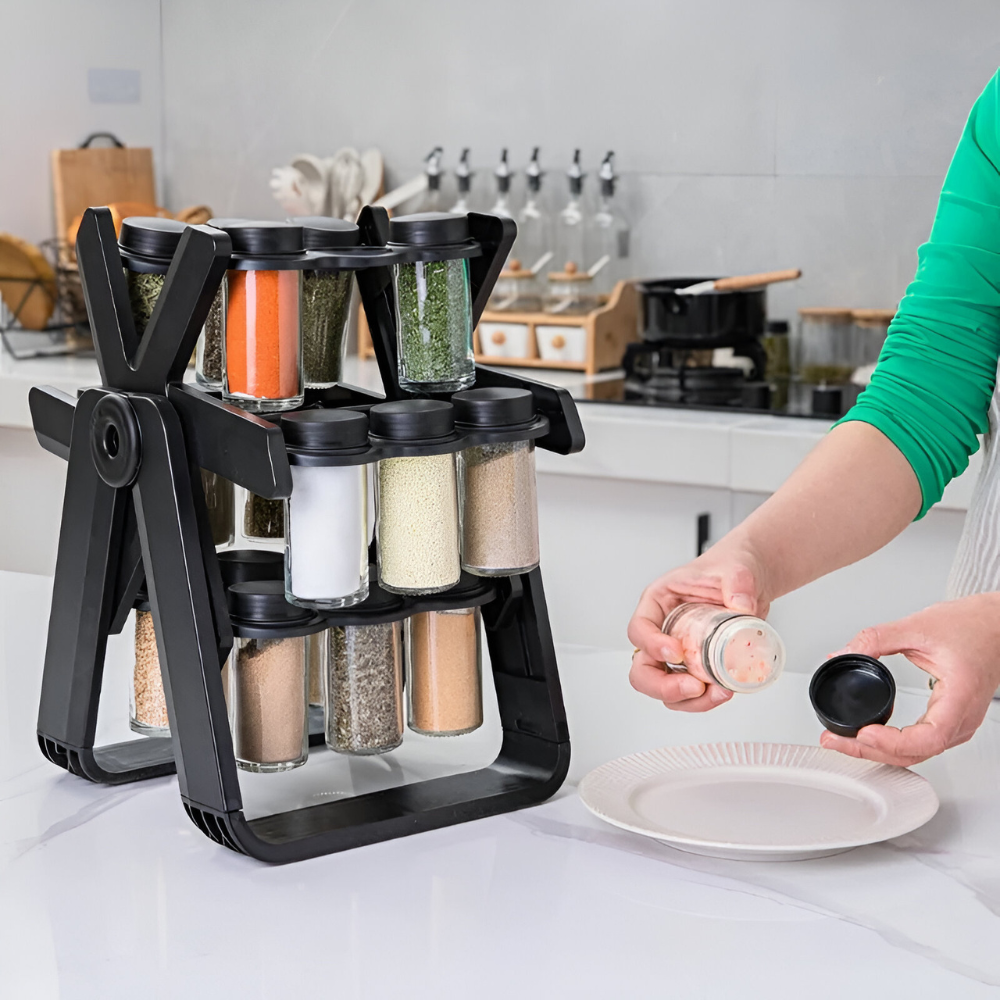 Rotierendes Gewürzdosen-Set™ | Perfekte Gewürzordnung mit Stil