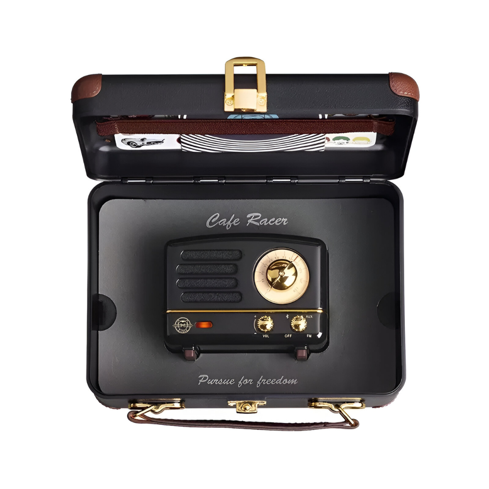 Muzen OTR Mini tragbar™ | Retro-Musikzauber für Genießer