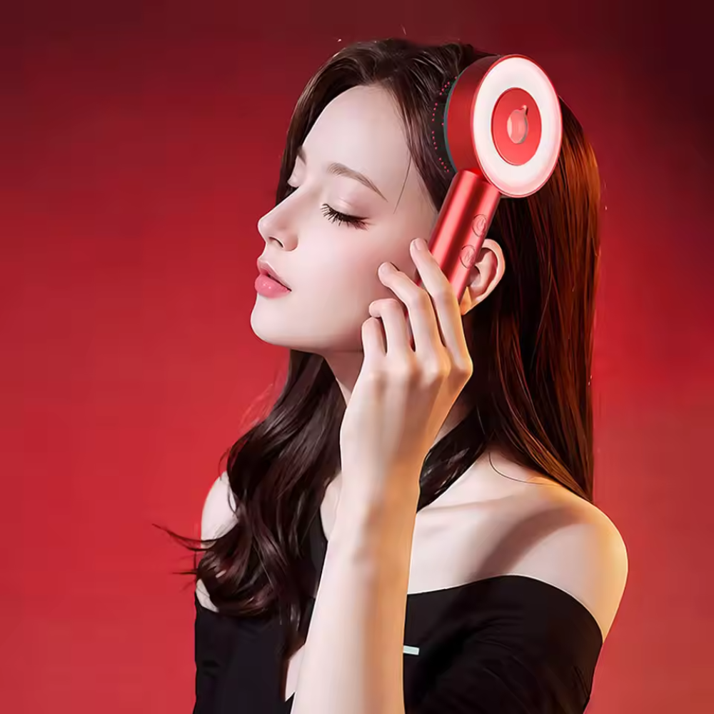 Elektrischer Vibrationsmassagekamm™ | Wohltuende Pflege für volles Haar