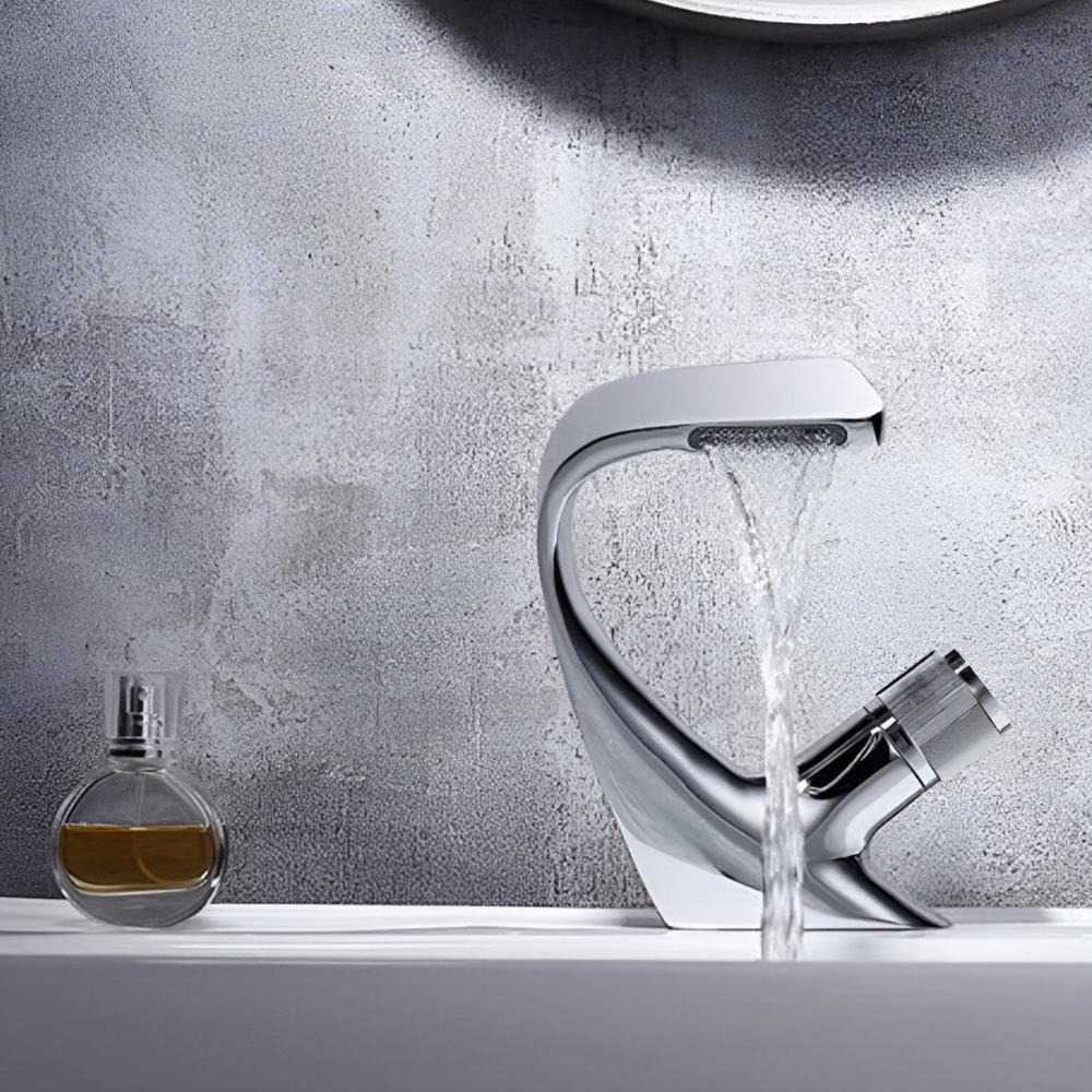 Wasserfallhahn aus Edelstahl™ | Luxuriöser Wasserfall-Wasserhahn