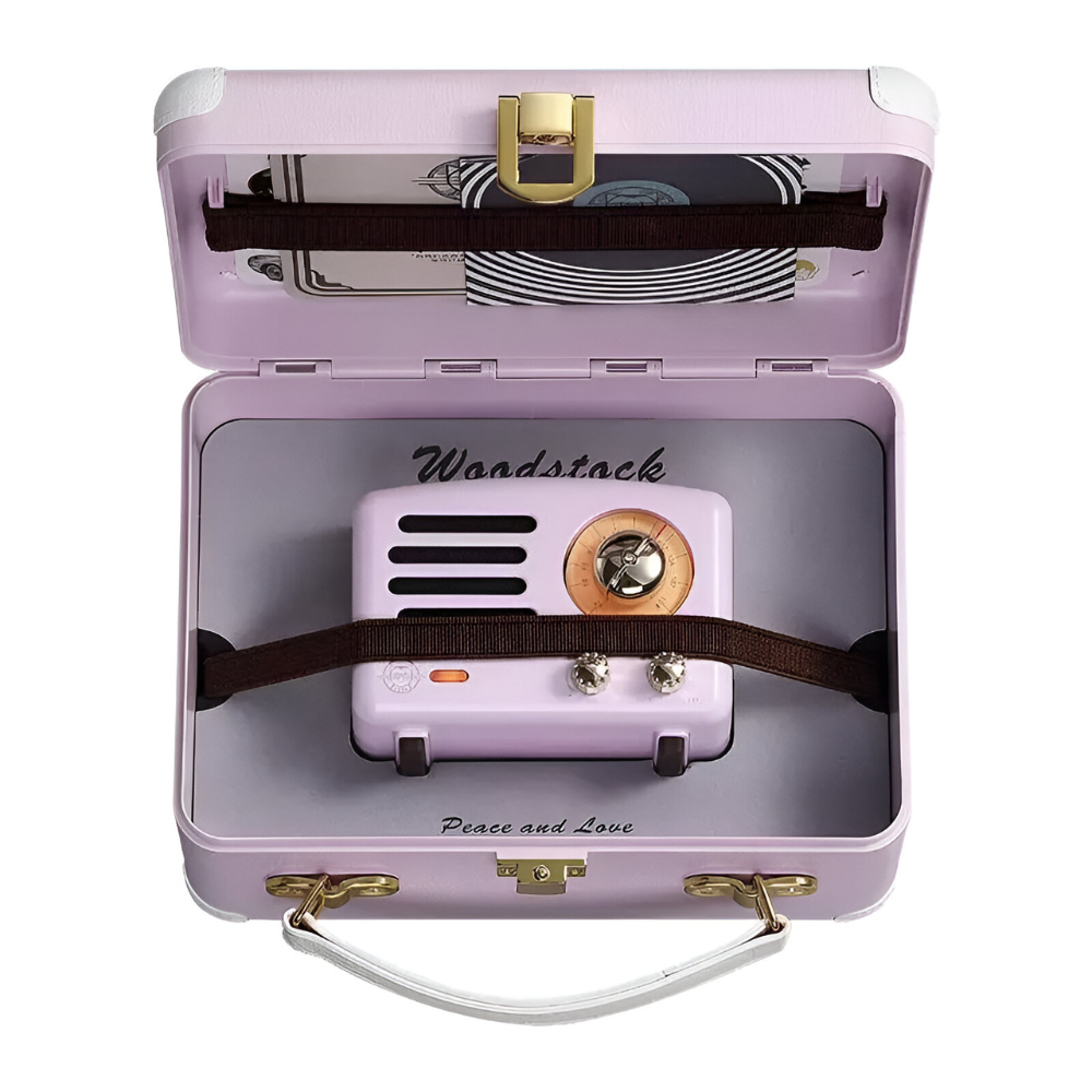 Muzen OTR Mini tragbar™ | Retro-Musikzauber für Genießer