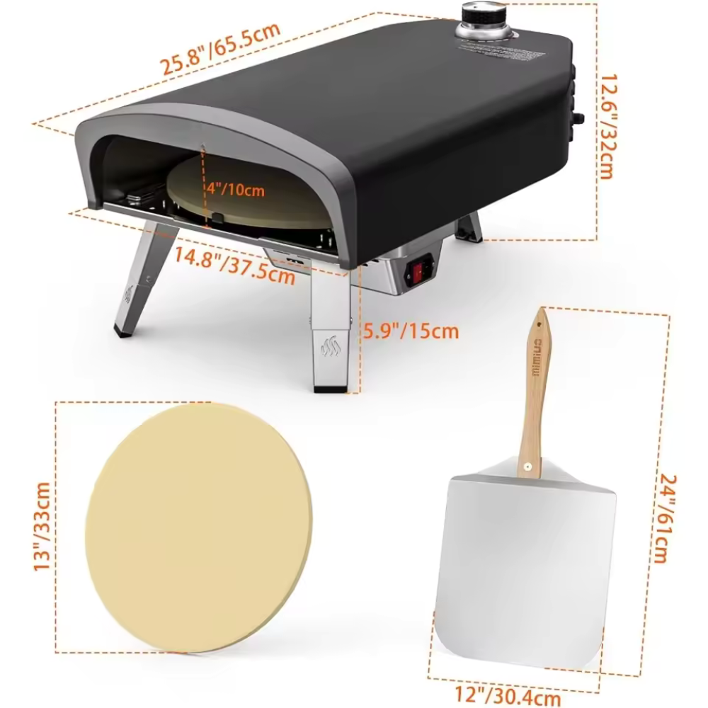 Pizza Oven with Automatic Rotating™ | Pizzaerlebnis pur zuhause