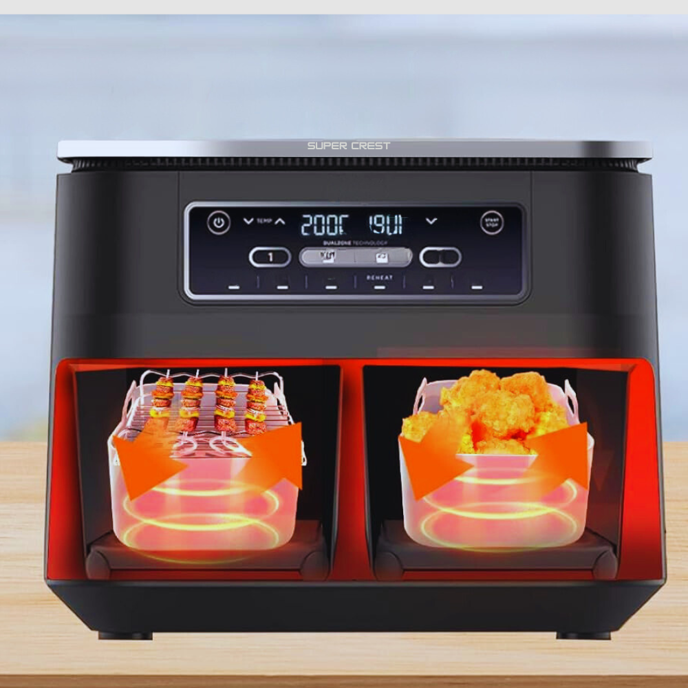 Cross-Border Airfryer Automatic Pan™| Vielseitige, leistungsstarke Fritteuse für Genuss