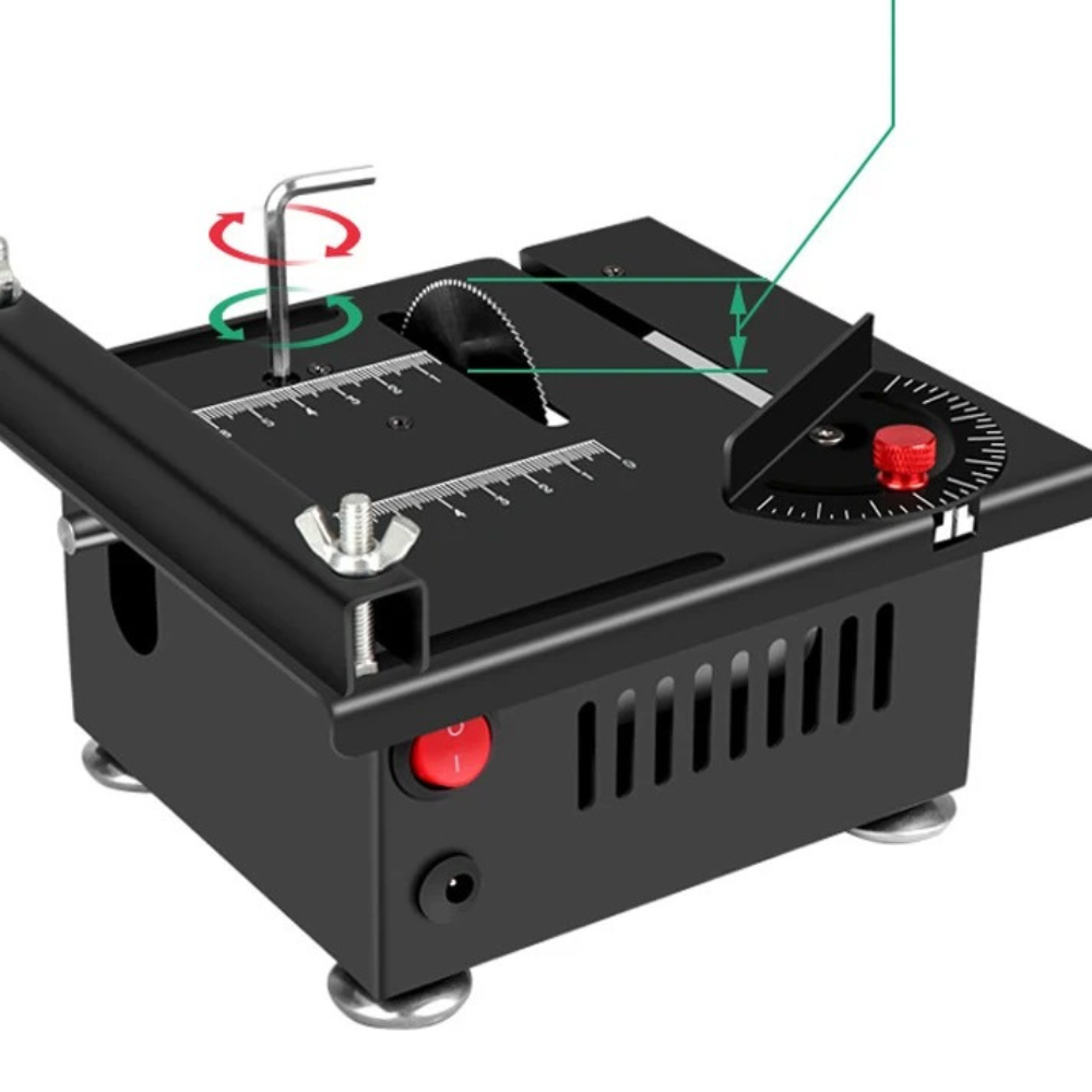24V 100W Electric Table Saw™ | Präzise, kompakte Mini-Tischkreissäge