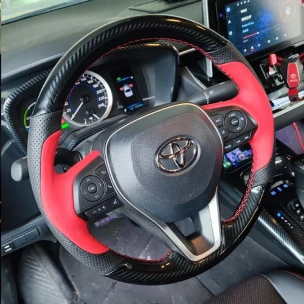 Wheel Cover, Interior Handle™ | Handgenähter Leder-Lenkradbezug, Luxus & Stil