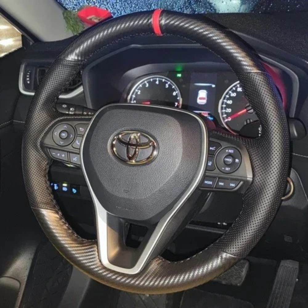 Wheel Cover, Interior Handle™ | Handgenähter Leder-Lenkradbezug, Luxus & Stil