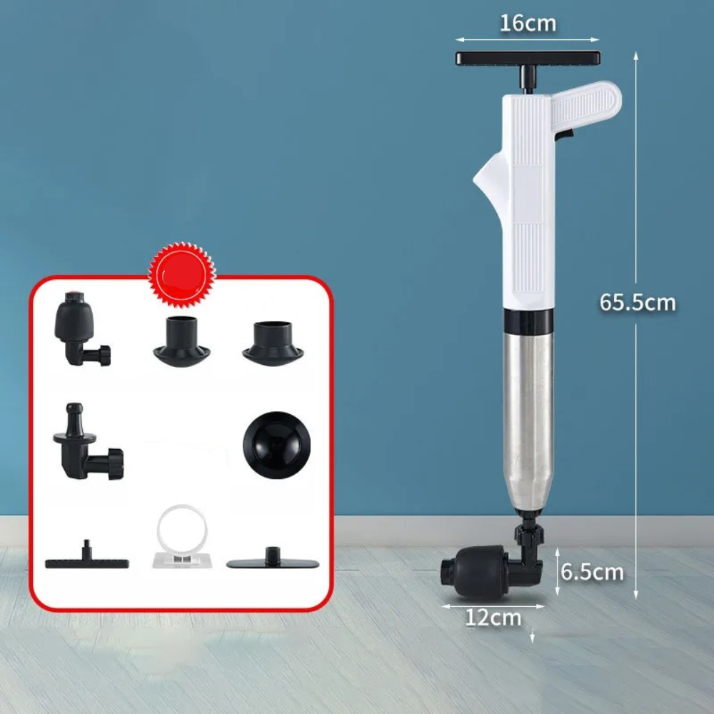 Stainless Steel Air Plunger™ | Kraftvolle Rohrreinigung mit Druck