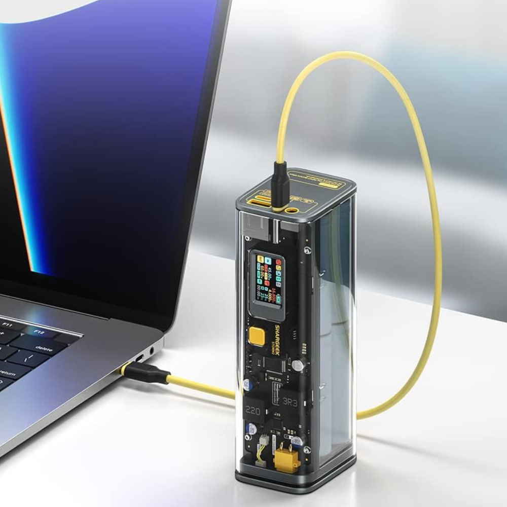 100w transparent power bank™ | Leistungsstarke, transparente Power Bank