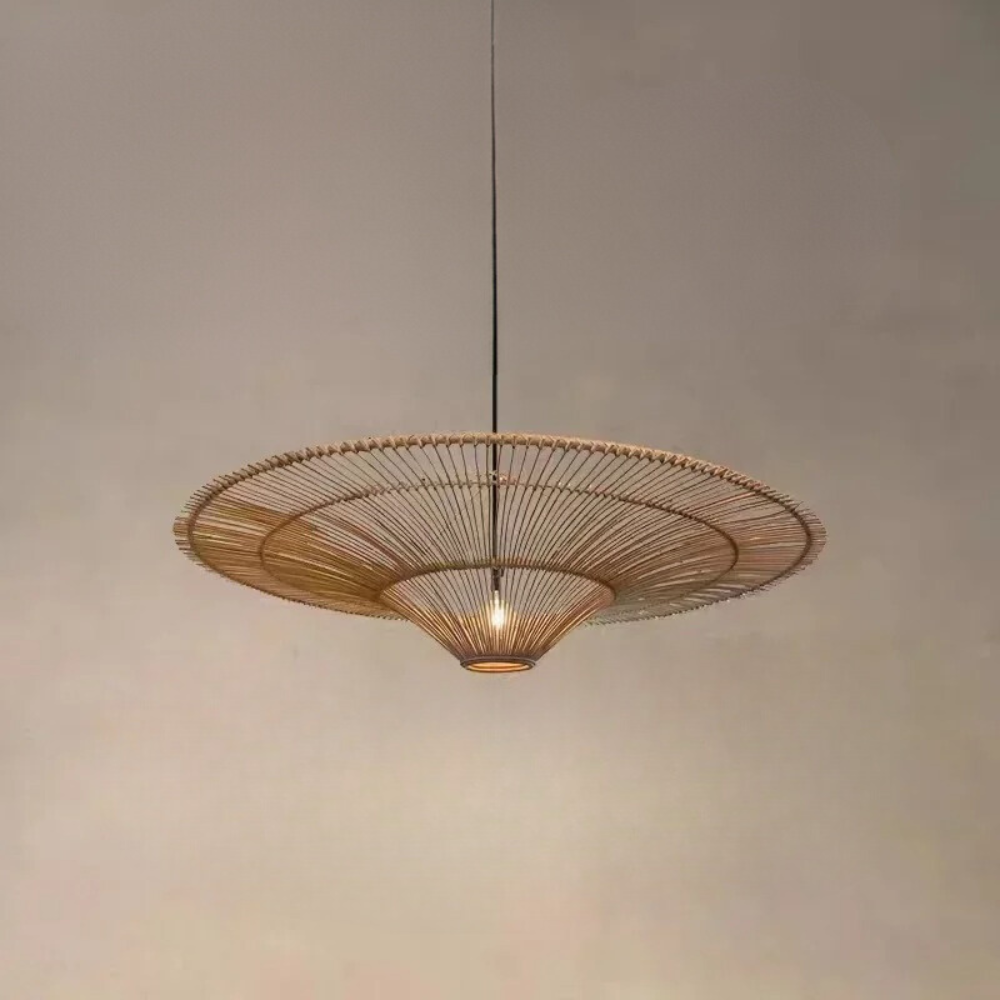 Pendelleuchte Vintage Lampe™ | Warmes Rattan-Licht für Gemütlichkeit