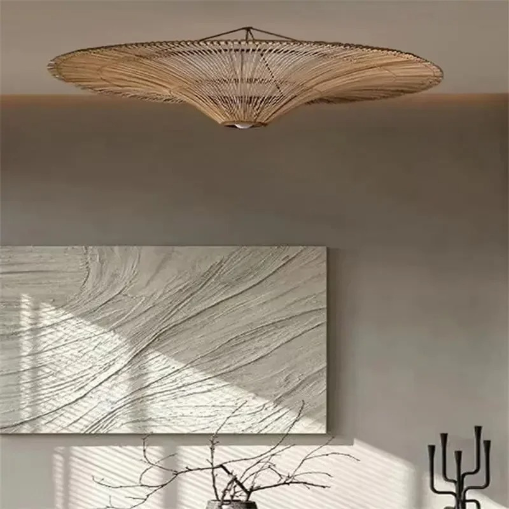 Pendelleuchte Vintage Lampe™ | Warmes Rattan-Licht für Gemütlichkeit