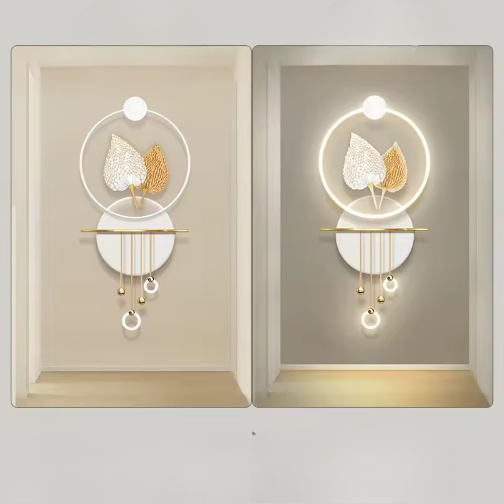 Luxuriöse, leuchtende Veranda™ | Luxuriöses LED-Wandbild, atmosphärisch, modern