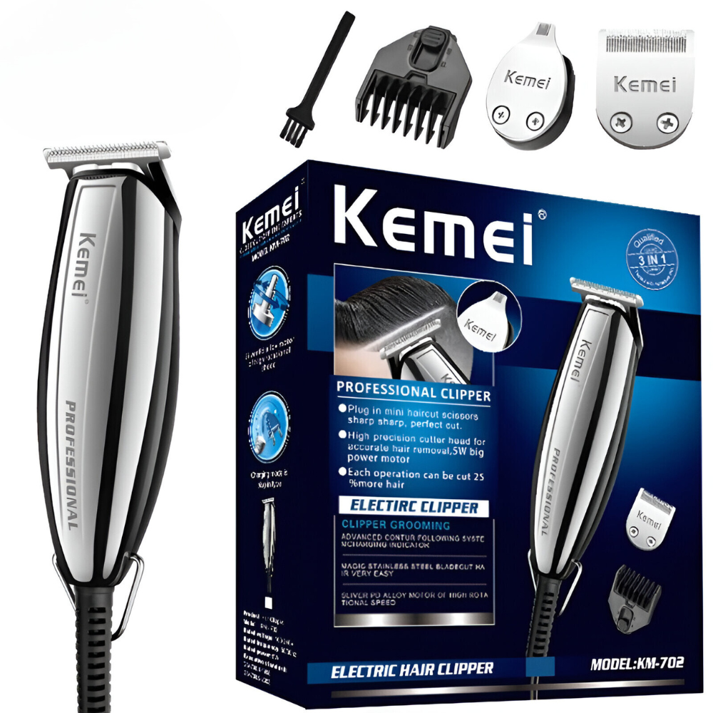 Kemei KM-702 Professional™ | Präziser, kabelloser Haarschneider für Profis