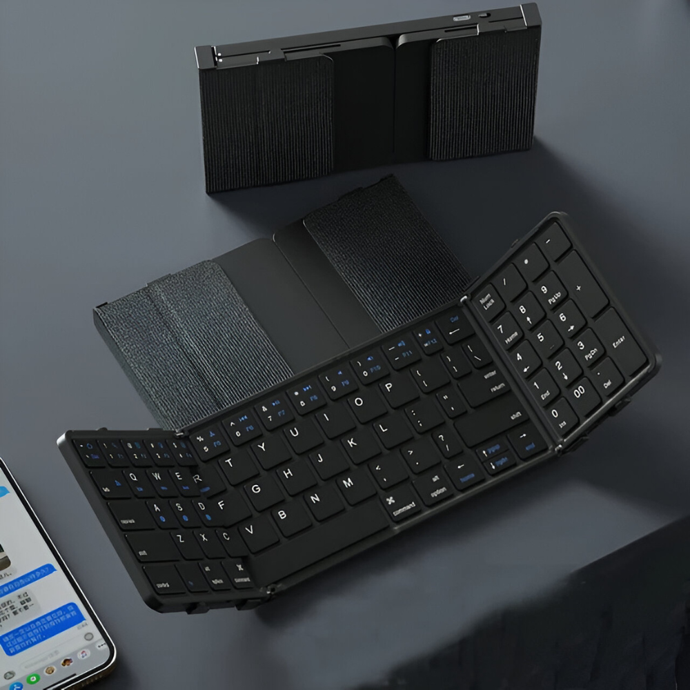 Kabellose Klapptastatur™ | Kompaktes, faltbares Bluetooth-Keyboard