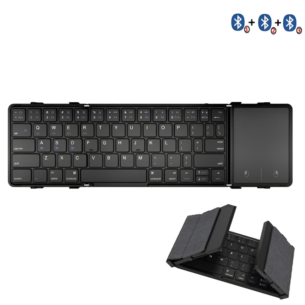 Kabellose Klapptastatur™ | Kompaktes, faltbares Bluetooth-Keyboard