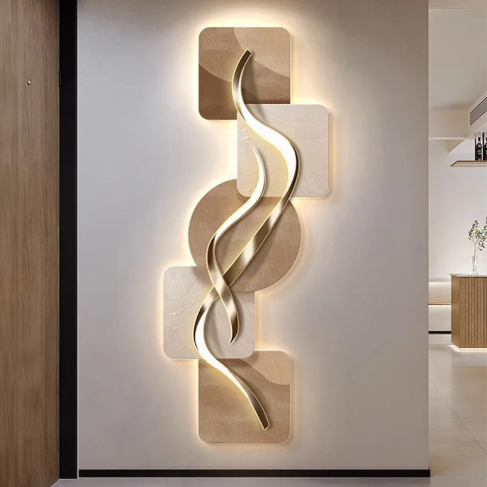 Mallampe Nordic™ | Stilvolle LED-Wandkunst für Zuhause