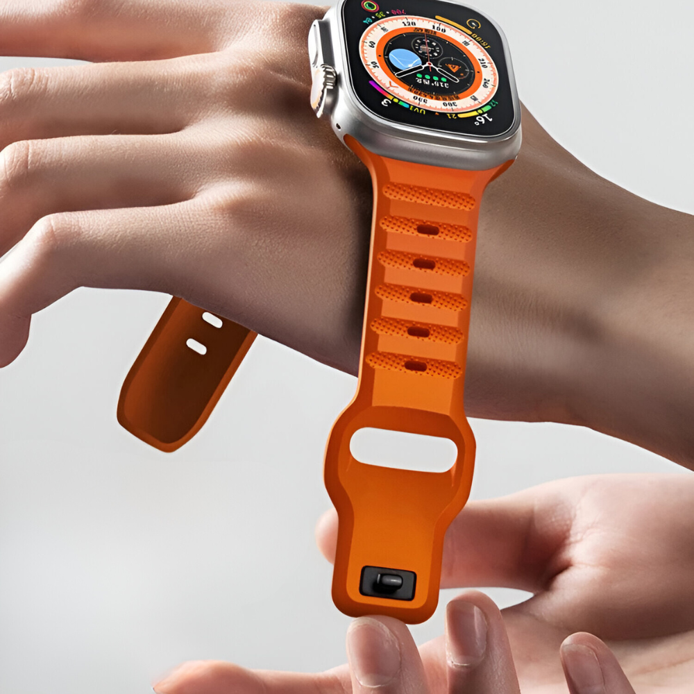 Orangefarbene Apple Watch™ | Lebendige Freiheit für dein Handgelenk