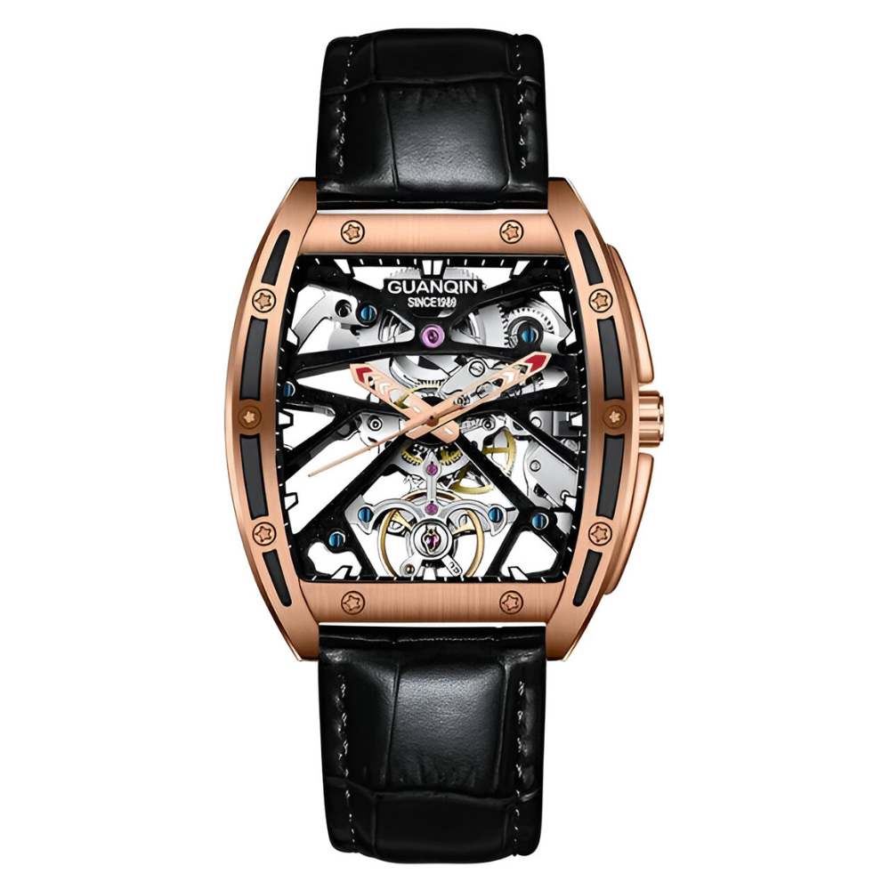 Tonneau-Skelettuhr™ | Elegante, präzise, langlebige Automatikuhr