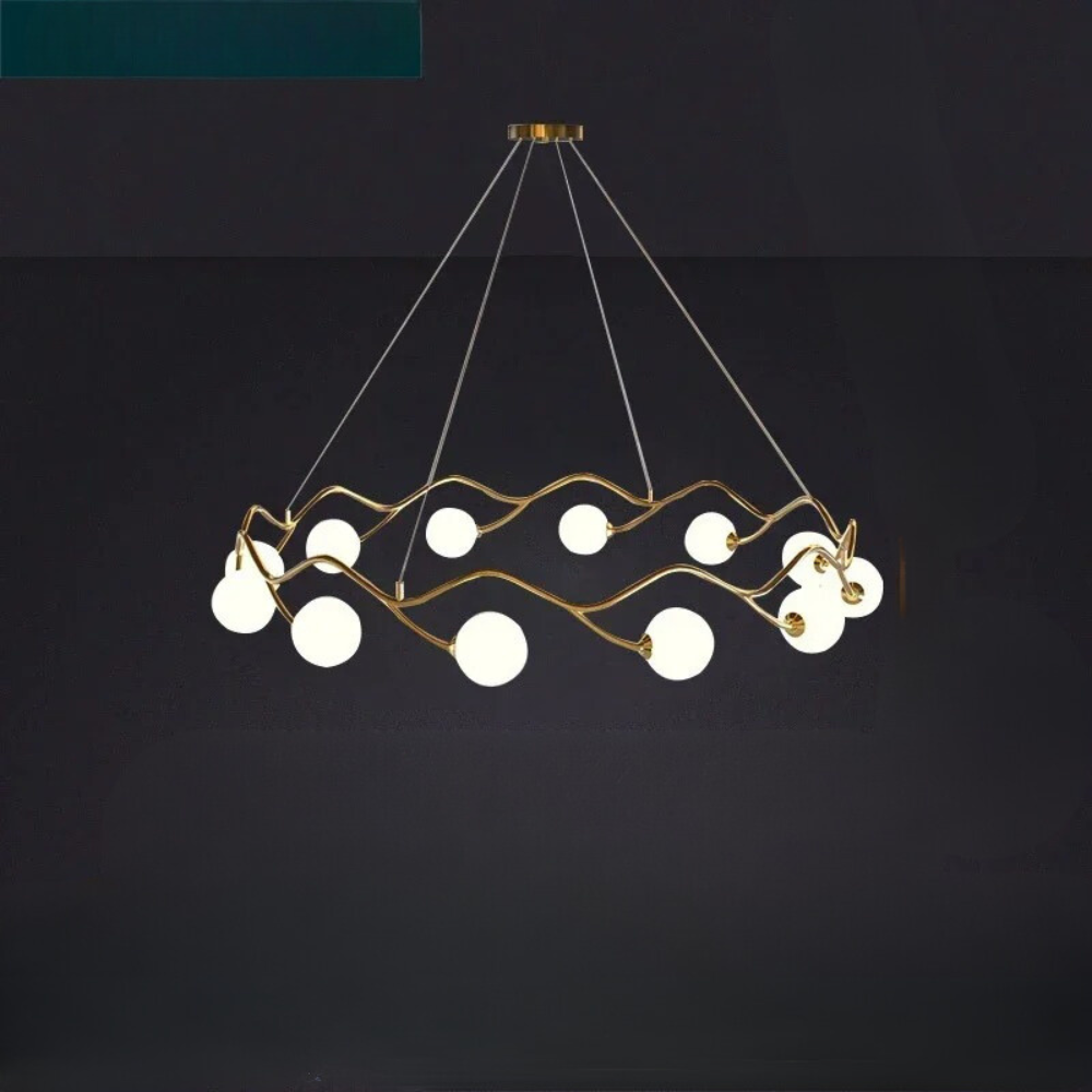 Postmoderne Pendelleuchte aus Glas™ | Elegante Glas-Pendelleuchte mit Luxus
